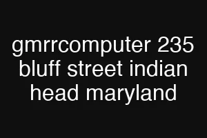 gmrrcomputer 235 bluff street indian head maryland