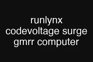 runlynx codevoltage surge gmrr computer